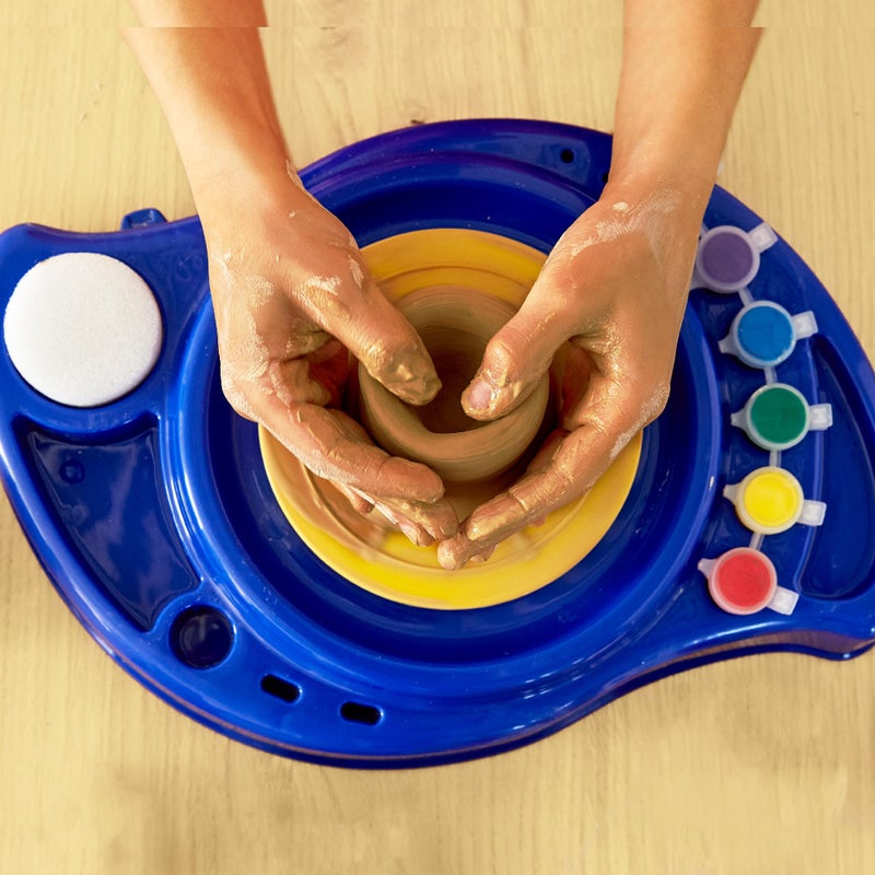 Made By Me Motorized Power Pottery Wheel - at Home Pottery Making â€“ Clay Sculpting Activity for Kids Ages 6 and Up - Image 3